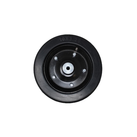 Aftermarket Replacement Finishing Mower Wheel 10in.x3.25in. 1/2in. Axle Hole for Many Makes/Models WHU90-0058